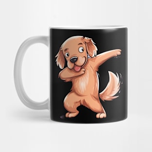 Golden Retriever Dabbing Mug